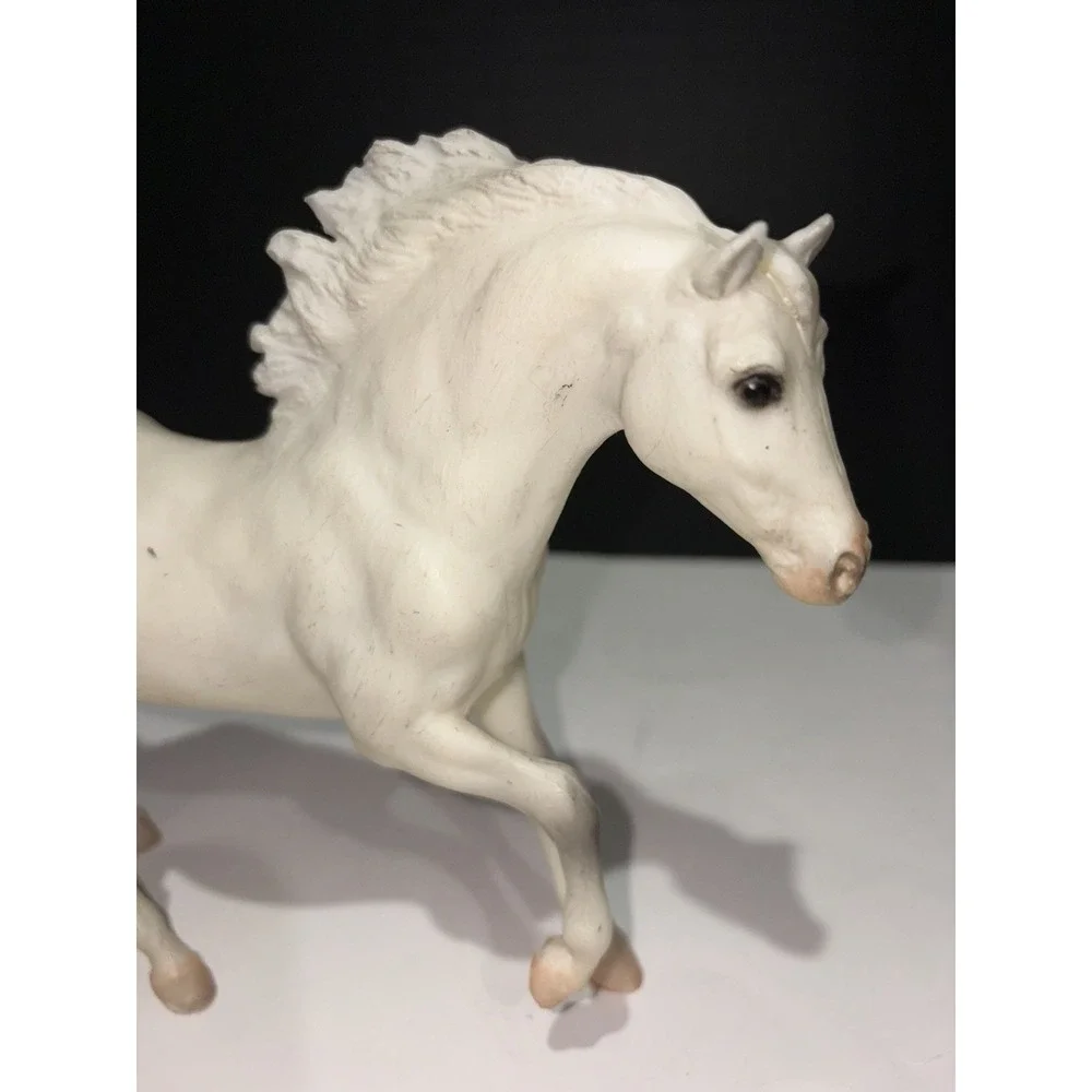 Vintage Breyer Andalusian Stallion Alabaster Horse Sears 1984 No 3060 Chris Hess
